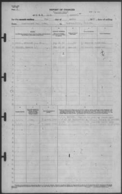 Report of Changes > 7-Apr-1939