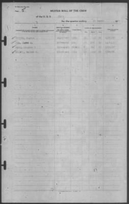 Muster Rolls > 31-Mar-1940