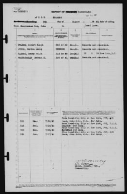 Thumbnail for Report of Changes > 9-Aug-1940