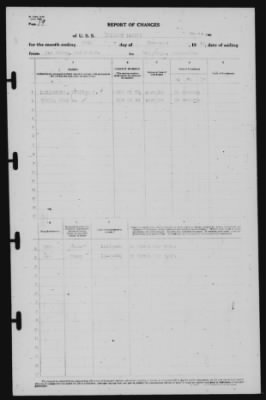 Thumbnail for Report of Changes > 29-Nov-1940