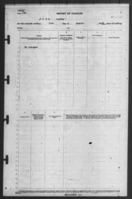 Thumbnail for Report of Changes > 31-Aug-1942