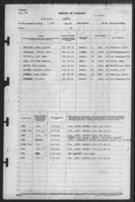 Thumbnail for Report of Changes > 30-Sep-1942