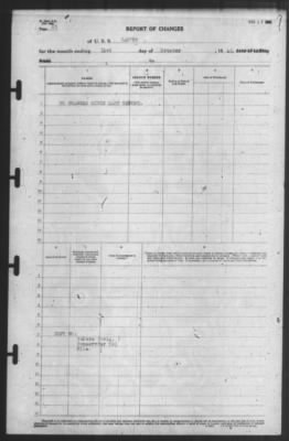 Thumbnail for Report of Changes > 31-Oct-1942