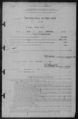 Muster Rolls > 5-Sep-1941