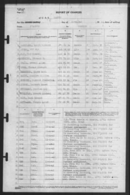 Thumbnail for Report of Changes > 6-Nov-1942