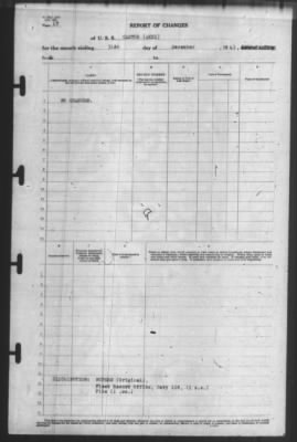 Thumbnail for Report of Changes > 31-Dec-1943