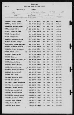 Thumbnail for Muster Rolls > 30-Jun-1939