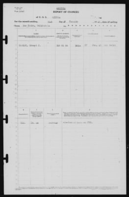 Thumbnail for Report of Changes > 31-Jan-1940