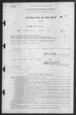 Thumbnail for Muster Rolls > 31-Mar-1944