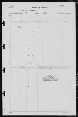 Thumbnail for Report of Changes > 30-Apr-1939