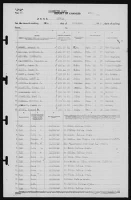 Report of Changes > 30-Nov-1940