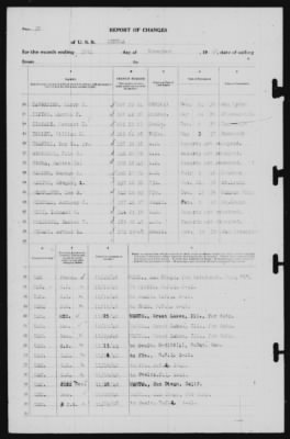 Report of Changes > 30-Nov-1940