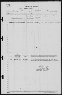 Report of Changes > 30-Sep-1940