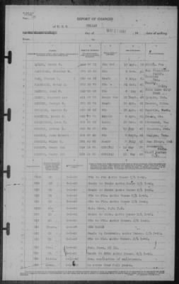 Thumbnail for Report of Changes > 21-May-1942