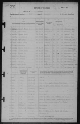 Report of Changes > 30-Nov-1942