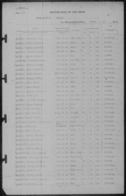 Muster Rolls > 31-Mar-1943