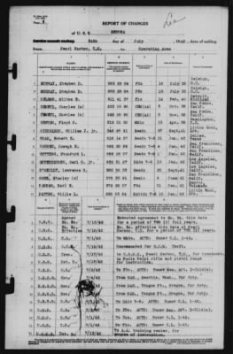 Report of Changes > 24-Jul-1942