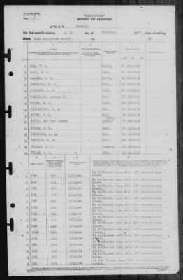 Report of Changes > 11-Feb-1944