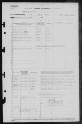 Thumbnail for Report of Changes > 29-Mar-1944