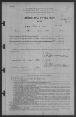 Muster Rolls > 31-Mar-1941