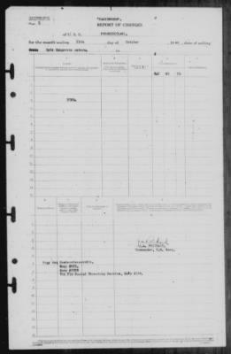 Report of Changes > 11-Oct-1944