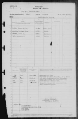 Report of Changes > 11-Oct-1944