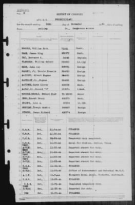 Report of Changes > 26-Nov-1944