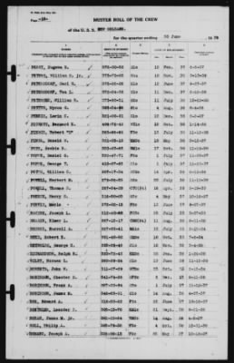 Muster Rolls > 30-Jun-1939