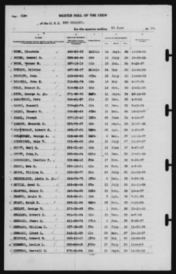 Muster Rolls > 30-Jun-1939