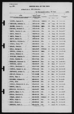 Muster Rolls > 30-Jun-1939