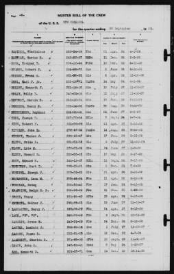 Muster Rolls > 30-Sep-1939