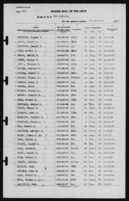 Muster Rolls > 30-Sep-1939