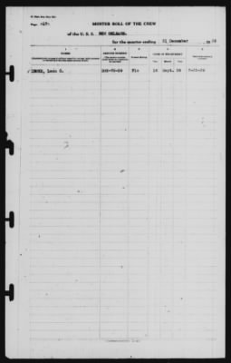 Muster Rolls > 31-Dec-1939