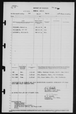 Thumbnail for Report of Changes > 1-Mar-1946