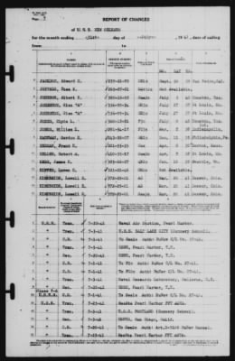 Report of Changes > 31-Jul-1941