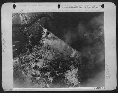 Thumbnail for Consolidated > Every Major building of the Brandenburg Arado plant suffered damage 6 Aug 44. (Berlin Area) GERMANY.