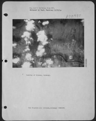 Thumbnail for Consolidated > Bombing of Bremen, Germany.