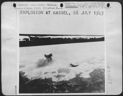 Thumbnail for Consolidated > Explosion at Kassel, 7/26/43.