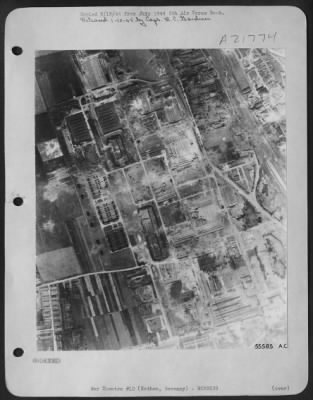 Thumbnail for Consolidated > Only a few buildings at the Kothen, Germany, plant escaped serious damage.