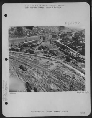 Consolidated > Bomb Damage To Marshalling Yards, Bingen, Germany.