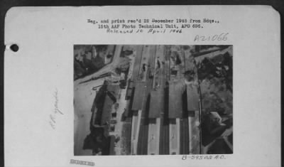 Thumbnail for Consolidated > Bombing Attacks On The Celle Marshalling Yards In Germany By 9Th Air Force Bombers, 8 April 1945.