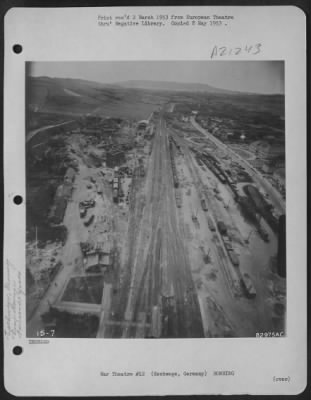 Consolidated > Bomb Damage To Marshalling Yards, Eschwege, Germany.