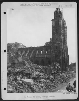 Consolidated > Bombed Buildings At Furth, Germany.