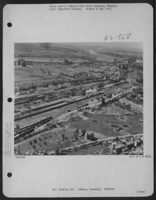 Consolidated > Bomb Damage To Marshalling Yards, Hanau, Germany.