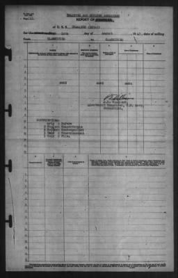 Thumbnail for Report of Changes > 18-Aug-1943