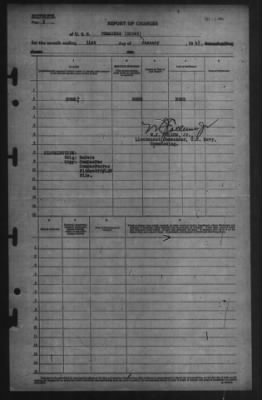 Thumbnail for Report of Changes > 31-Jan-1945