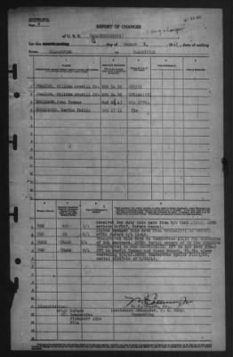 Thumbnail for Report of Changes > 5-Aug-1945