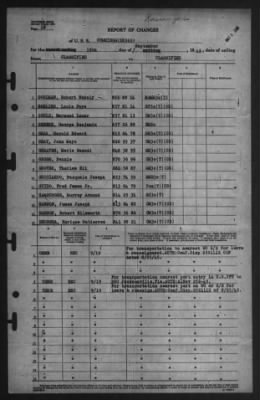 Report of Changes > 19-Sep-1945