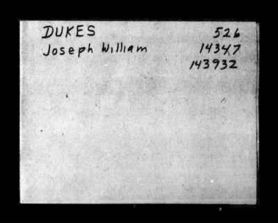 Thumbnail for Joseph Wilfred > Dukes, Joseph Wilfred (19)