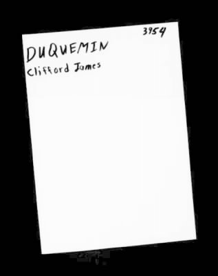 Thumbnail for Alfred John > Duquemin, Alfred John (39)